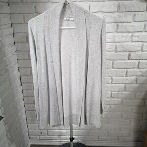 Reitmans Ladies Size XS Lightweight Light Grey Open Cardigan